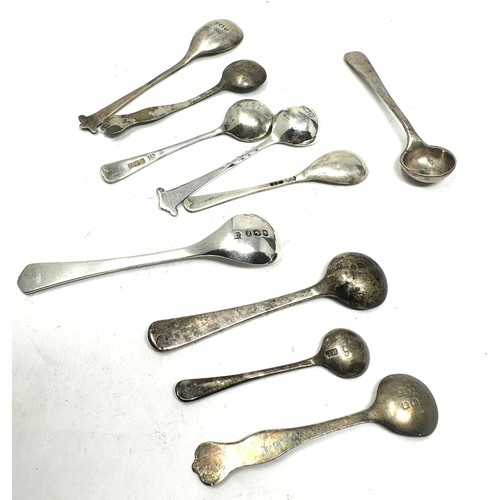 36 - 9 x .925 Condiment Spoons 1 plated (48g)