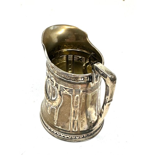 26 - .800 silver Cream Jug