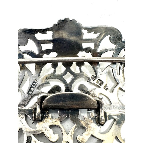 22 - .925 Sterling Silver nurses Belt Buckle