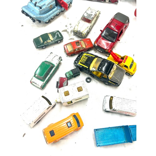 54 - Vintage Doll, selection vintage diecast cars to include Dinky, Corgi, Matchbox etc