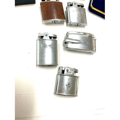 637 - Large selection of assorted vintage lighters, to include makers Ronson, Omega etc all untested