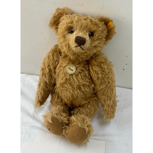Steiff classic teddy bear 004353 jointed with growler, Long haired 