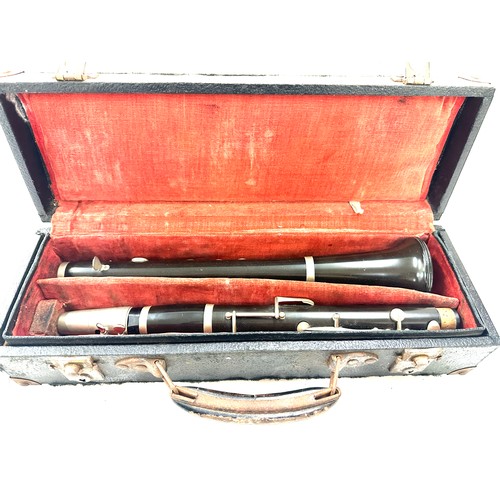 37 - Vintage cased Clarinet, by E J Albert Brussels