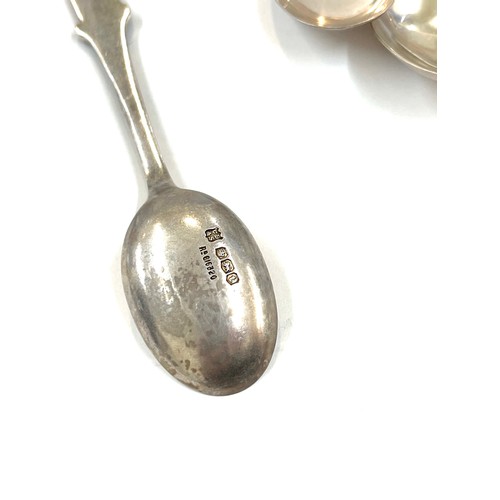 1 - Set of 6 Sterling Silver commemorative tea spoon, Cooper Brothers & Sons Ltd 1936, Sheffield, includ... 