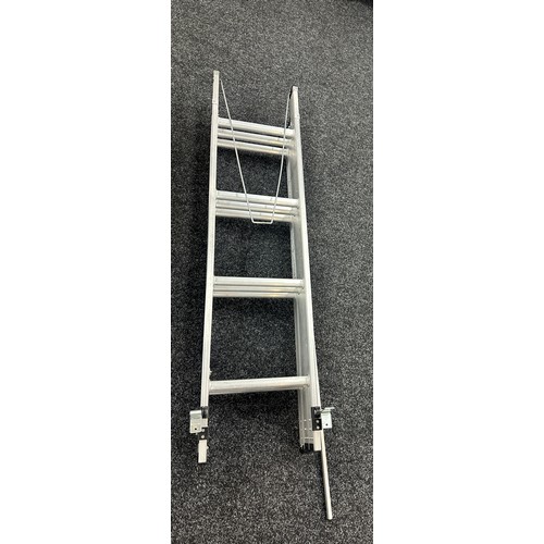 118 - Set of aluminium loft ladders