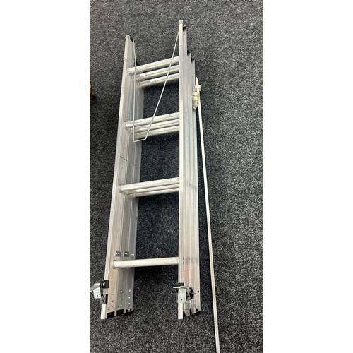 118 - Set of aluminium loft ladders