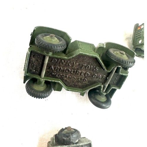 18 - Selection Britian's military vintage metal toys, dinky etc