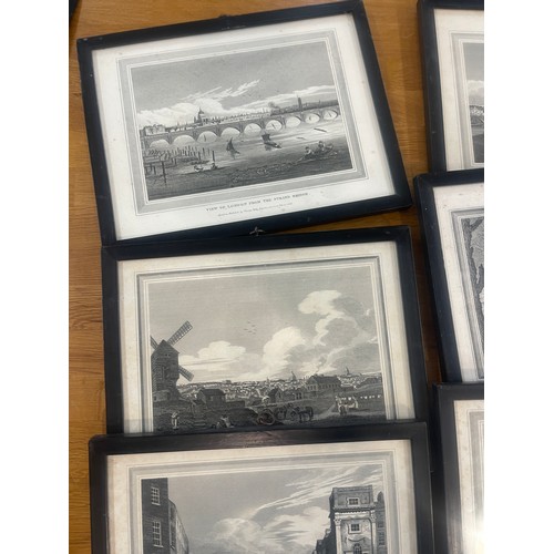 66 - Selection of framed prints/ engravings  by H.Bibby largest measures approximately 11 inches by 8.5