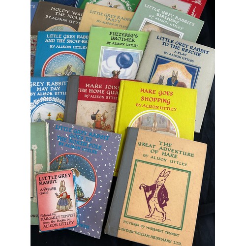 37 - Selection of Alison Uttley Little grey rabbit's books