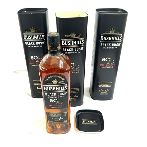 553 - 3 x Bushmills Black Bush 80/20 PX Sherry Cask Reserve Irish Blended Whisky, 1L