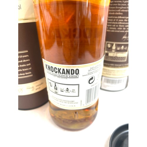 551 - 2 bottles of Knockando 15 year old Speyside single malt scotch whisky