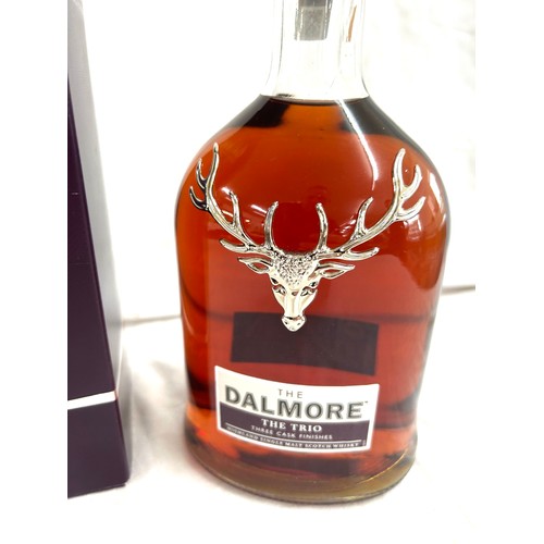 572 - Sealed bottle of Dalmore Trio Three Cask Finishes whisky, 1L