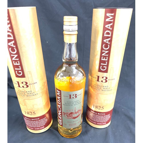 537 - 2 bottles of Glencadam 13 Year Old small batch Highland single malt Scotch whisky