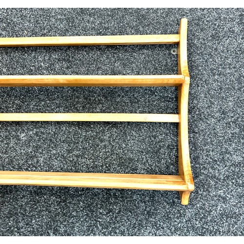 6 - Ercol wall plate rack