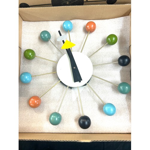 2 - Vitra design Eames wall clock in original box