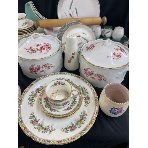 210 - Selection of part dinner services to include Masons, Coalport, Royal Kent, items to include tureens,... 