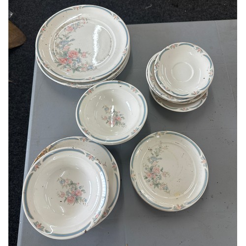 210 - Selection of part dinner services to include Masons, Coalport, Royal Kent, items to include tureens,... 