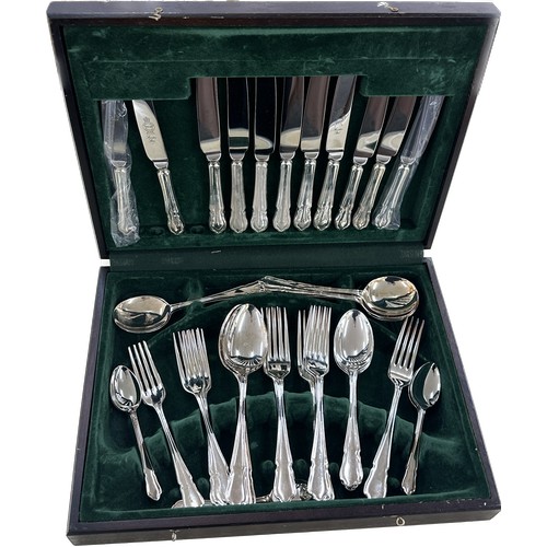 75 - Canteen of Sheffield plate cutlery