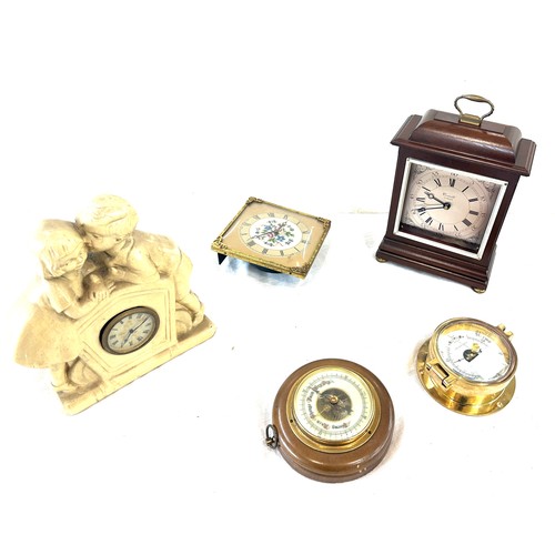 78 - Selection of vintage and later clocks to include mantel, novelty etc