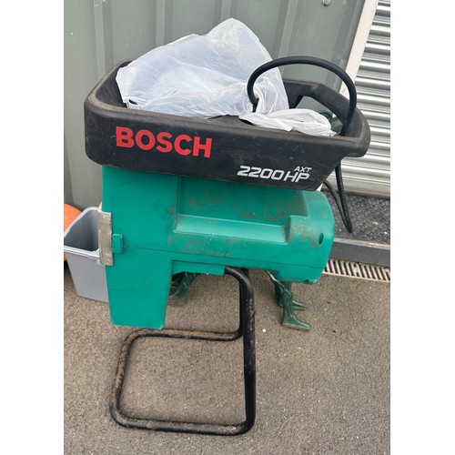 100G - Bosch Shredder model no 2200 HP in working order