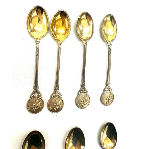 509 - Set of six silver tea spoons makers mark T&S