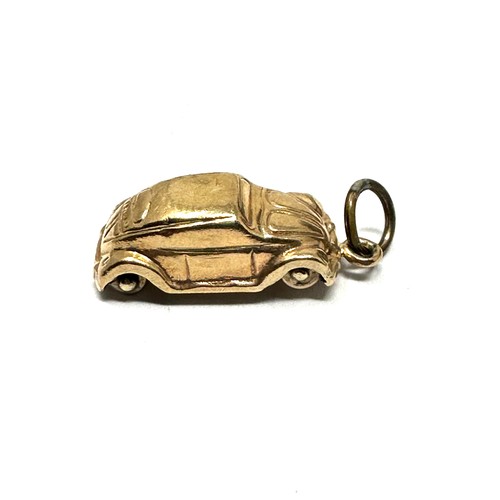 116 - 9ct Gold Car Charm Pendant (1g)