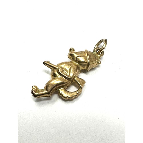 115 - 9ct Gold Snoopy Pendant (1.1g)