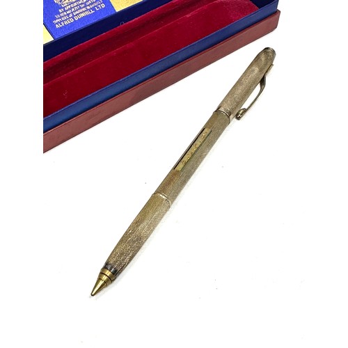 36 - Vintage Dunhill .925 sterling ballpoint pen Boxed