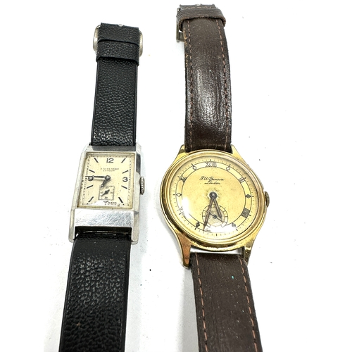 2 Vintage gents Benson wristwatch the watches are not ticking
