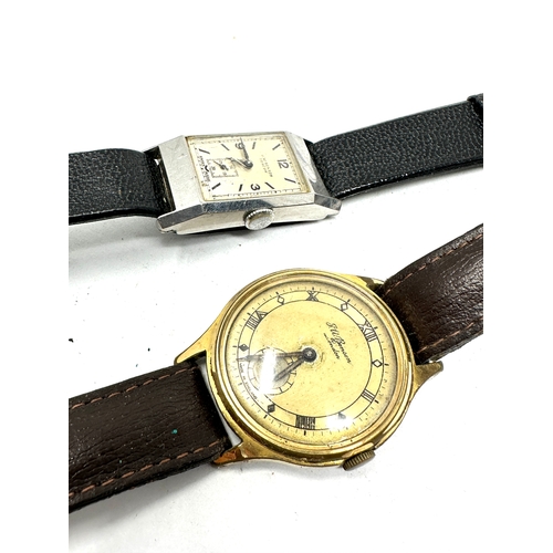2 Vintage gents Benson wristwatch the watches are not ticking