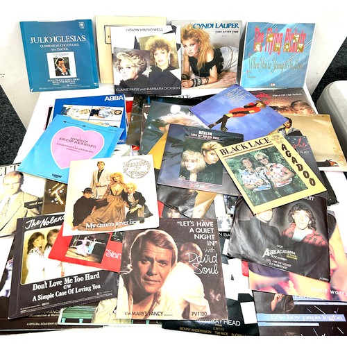 165 - Selection of 45 records to include Kylie, Abba etc