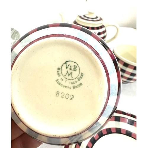 86 - 1960s Ridgway homemakers bowls and Villeroy and Boch Glasgow pattern part tea set