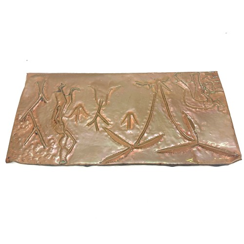 22 - Copper african Katangese picture measures approximately 20 inches by 10 inches