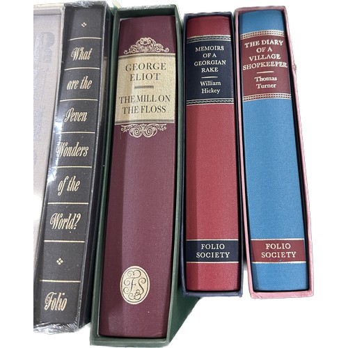 279 - Large selection of assorted books includes the folio society book of days, the beathove, mark twaine... 