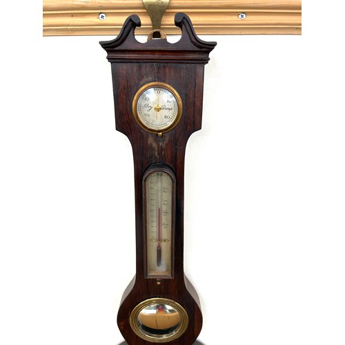 424B - Vintage wall hanging barometer