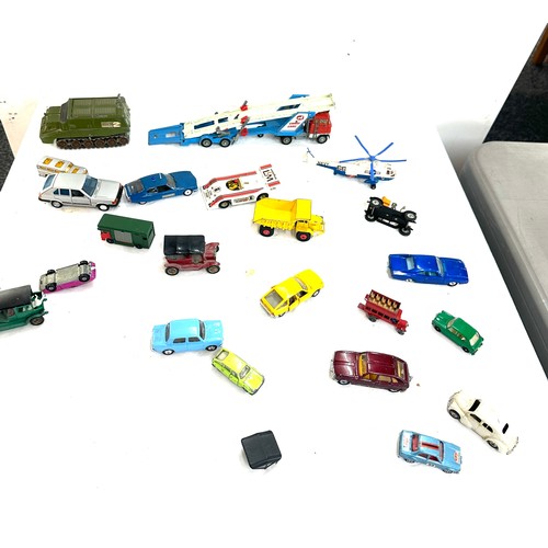 26 - Selection of vintage and later die cast toys includes Corgi carrimore, Dinky shado 2, Toden dumper, ... 