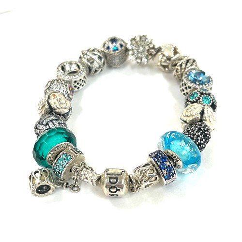 493 - Pandora bracelet and keyring