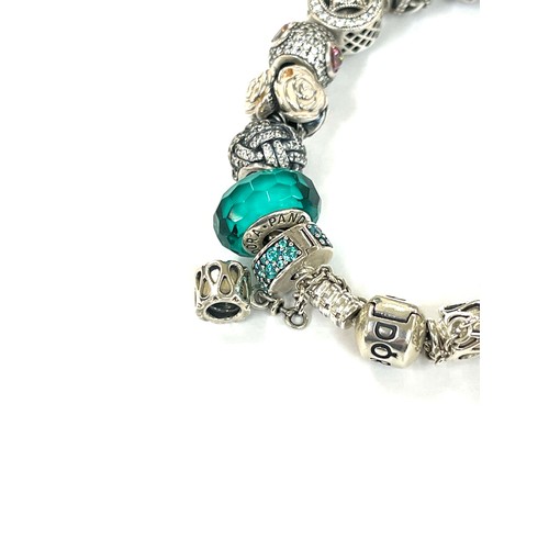 493 - Pandora bracelet and keyring