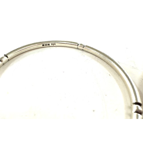 457 - beautiful pair of sterling silver bangles gross weight 44grams