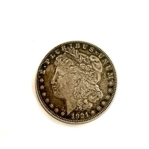 464 - 1921 american silver dollar coin