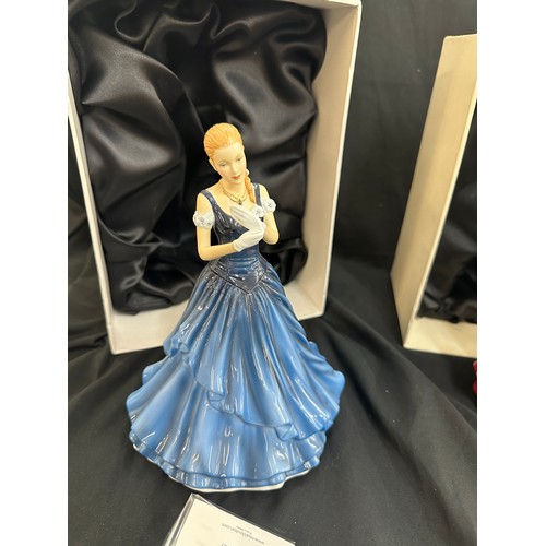 6 - 2 Boxed Royal Doulton Lady figures includes Samantha HN5260 and Royal Doulton Alyssa HN5525