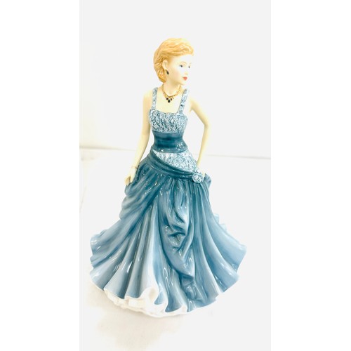 9 - Royal Doulton Angela Pretty Ladies Figurine HN5603 Boxed, over all good condition