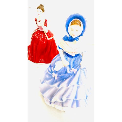 10 - Selection of Royal Doulton lady figures includes Royal Doulton pretty ladies Ella HN5441, For my lov... 