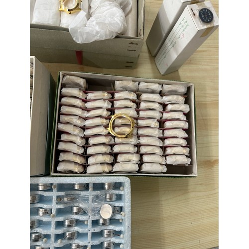 583 - Large selection of assorted watch parts