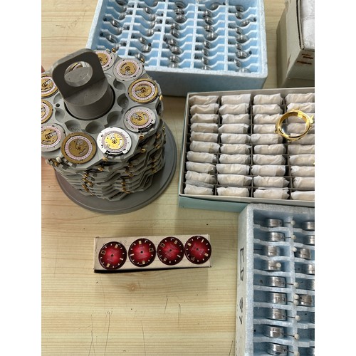 583 - Large selection of assorted watch parts