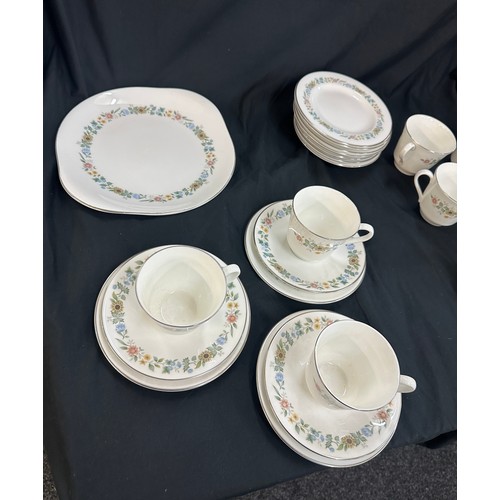 198 - Royal Doulton part tea set Pastorale H5002