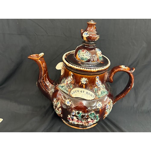 103 - Large bargeware tea pot