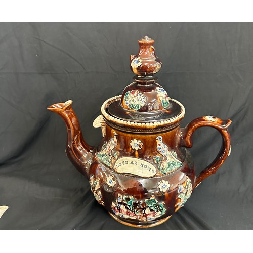 103 - Large bargeware tea pot