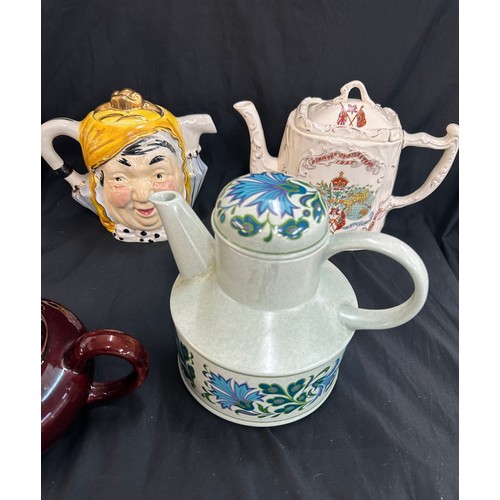 183 - Large selection of assorted vintage and later tea pots