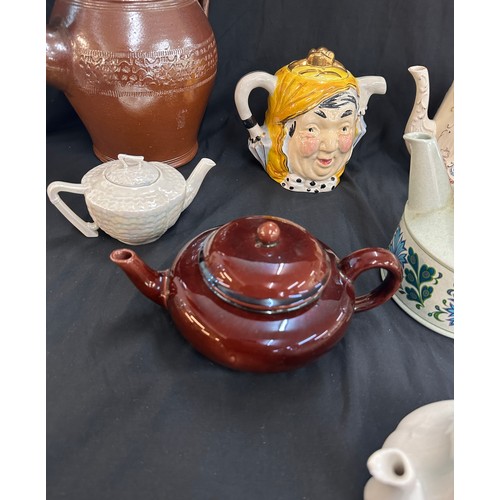 183 - Large selection of assorted vintage and later tea pots